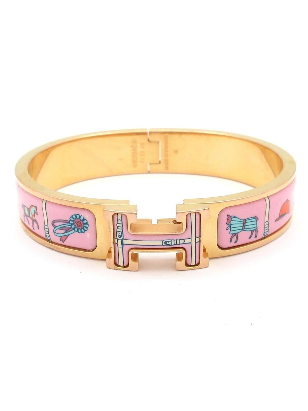 Hermes Clic Clac Gold Pink Hardware #367169H81B